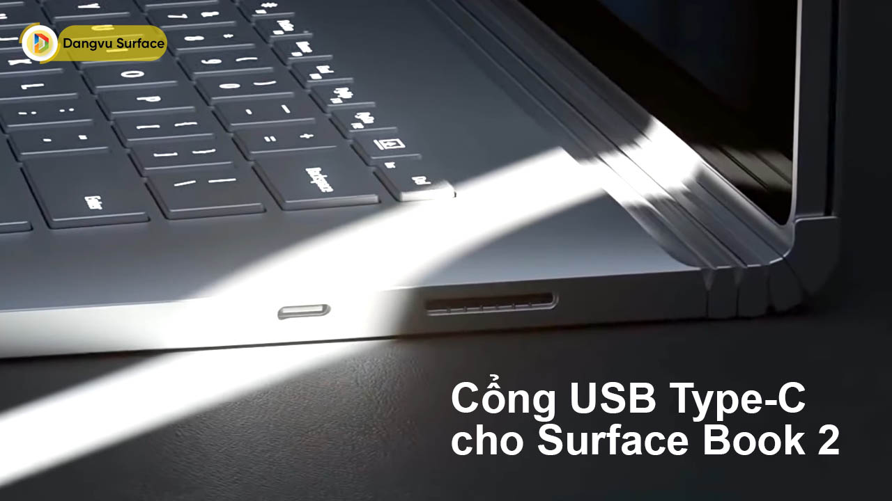 Những mục đích Microsoft trang bị cổng USB Type-C cho Surface Book 2