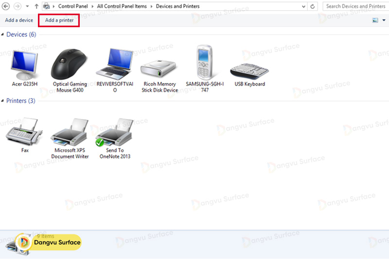 Cách kết nối Surface Pro 6 với máy in qua Wifi