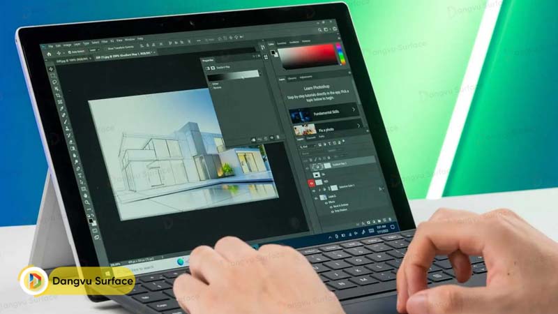 Surface Pro 7 chỉ có thể làm các tác vụ liên quan đến ảnh