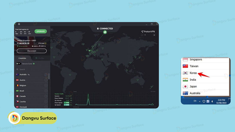 Sử dụng phần mềm VPN