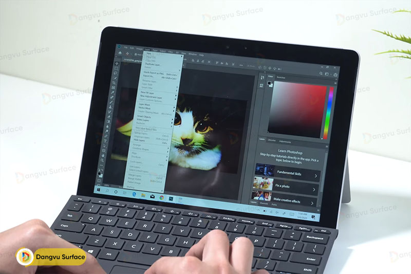 Sức mạnh của Surface Go 2 M3 về nguyên lý gấp đôi bản Pentium