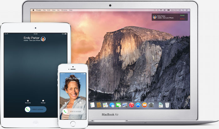 Các thiết bị của Apple có sự tương tác với nhau cực tốt