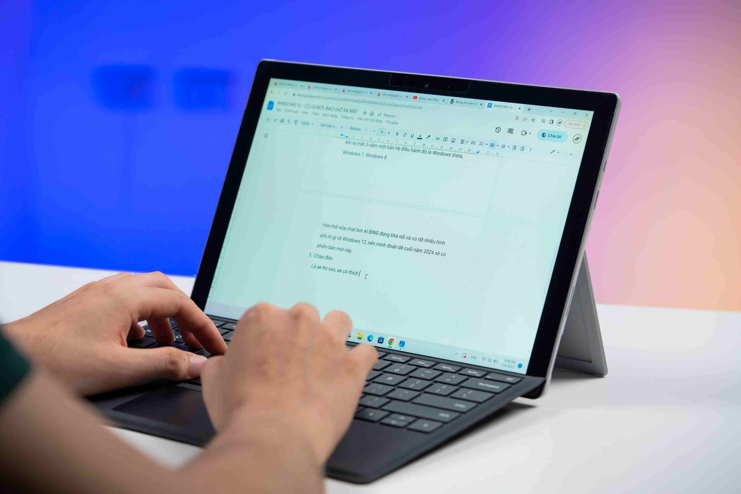 Pin của Surface Pro 5