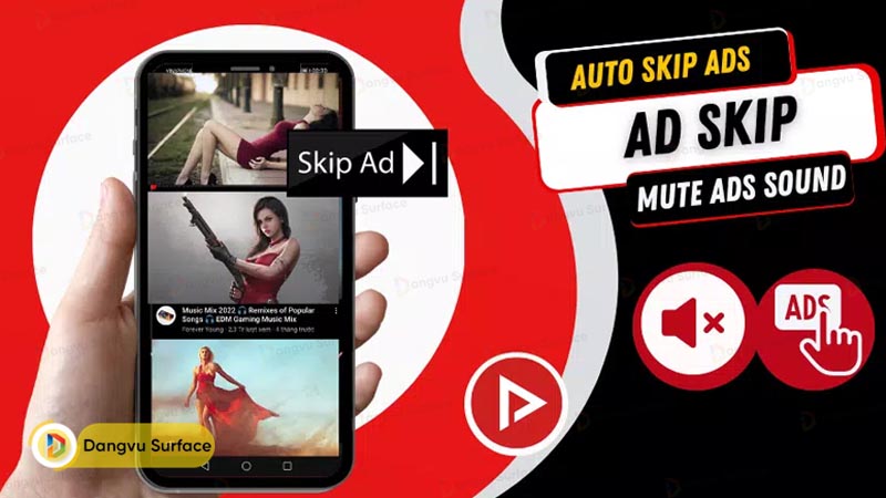 App chặn quảng cáo YouTube AutoSkip Ads