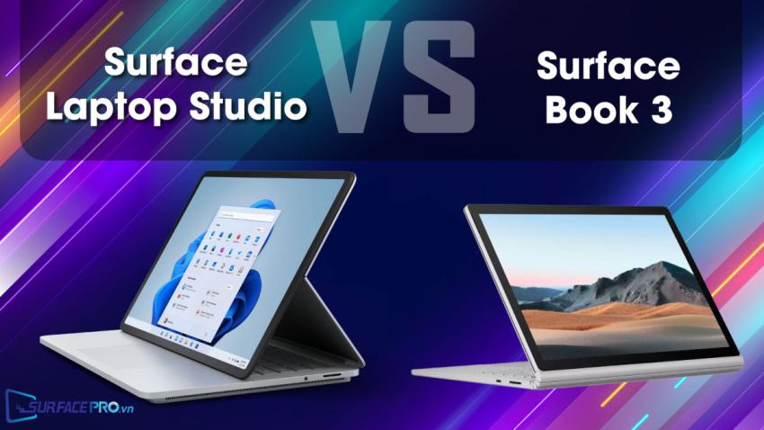 So sánh Surface Laptop Studio và Surface Book 3: Cả hai vẫn là những PC sở hữu cấu hình tốt nhất của Microsoft ở thời điểm hiện tại