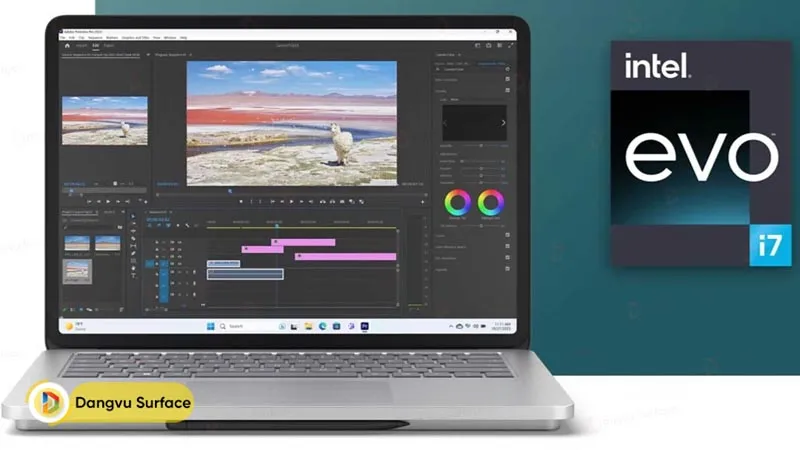 Microsoft Surface Laptop Studio đi kèm với bộ vi xử lý Tiger Lake H35 của Intel