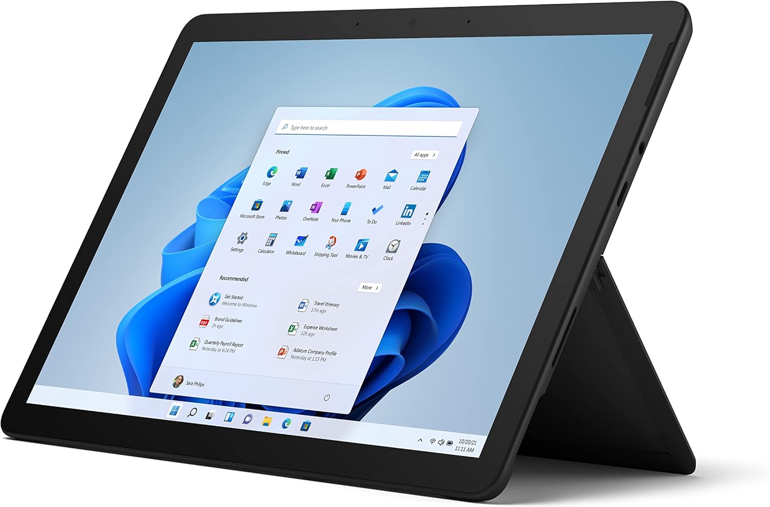 Go 3 vẫn có màn hình rộng 10.5 inch, phần chân đế kickstand thường thấy ở các phiên bản Surface