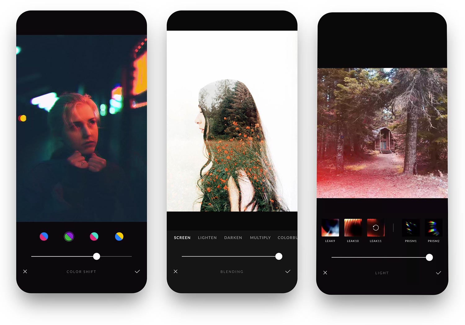 Afterlight có khá nhiều công cụ phức tạp