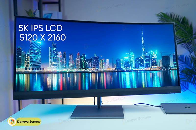 Màn hình có độ phân giải 5120 × 2160 pixel (5K2K, 21: 9) ở tần số 60Hz