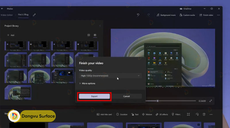 Cách tạo video từ ảnh trên máy tính