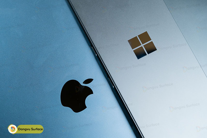 Macbook Air M2 và Surface Pro 9 là hai dòng sản phẩm có thiết kế sang trọng