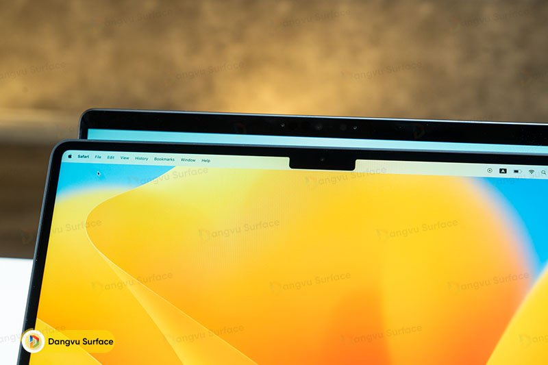 Camera Macbook Air M2 vs Surface Pro 9