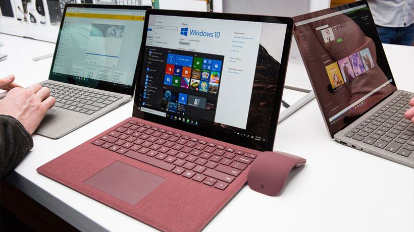 Màn hình máy Surface Laptop 2 cho hình ảnh chân thực