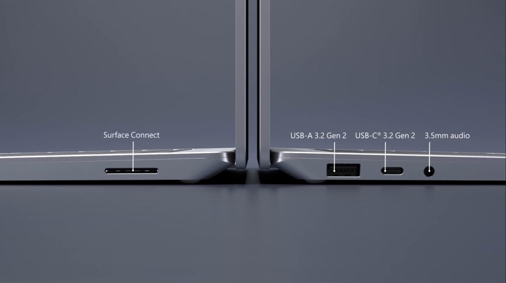 Cổng kết nối của Surface Laptop 3