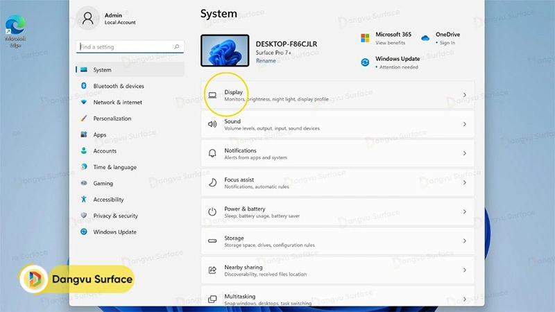 Tắt tính năng trong phần Setting