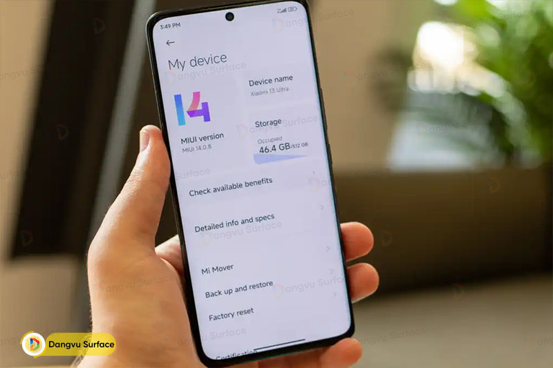 Xiaomi 13 Ultra được trang bị hệ điều hành MIUI 14, được xây dựng trên nền tảng Android 13
