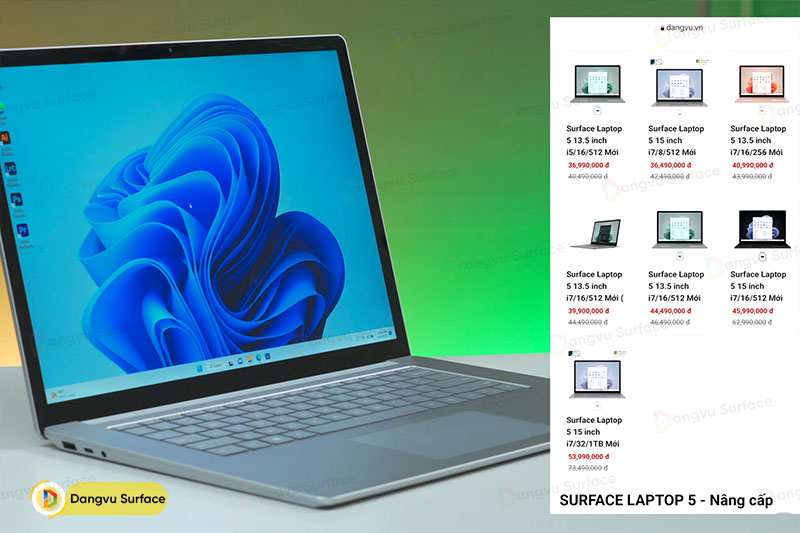 Giá bán Surface Laptop 5