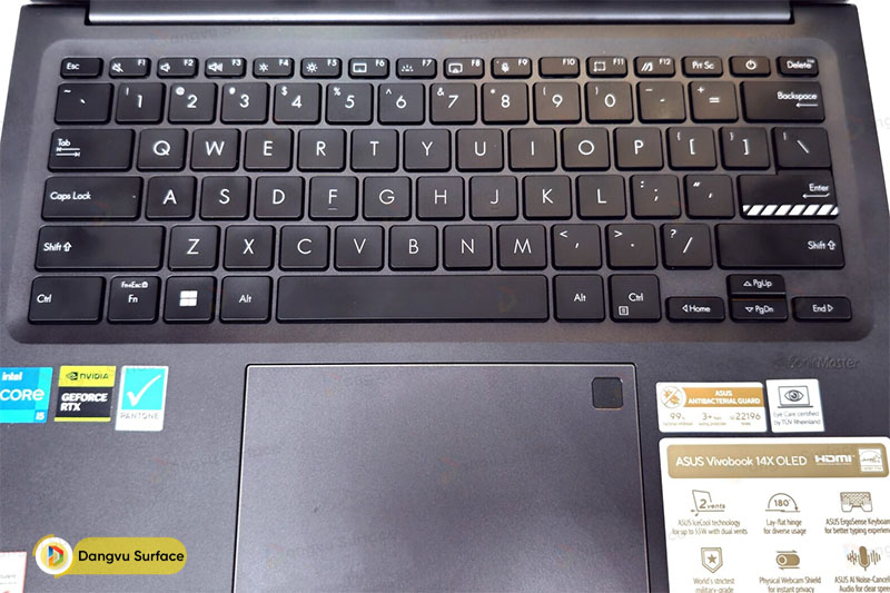 Touchpad trên ASUS Vivobook 14X OLED (2023)