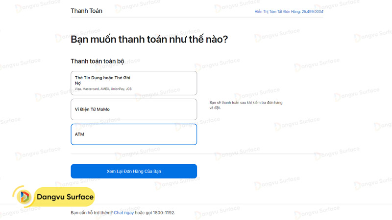 Chọn sản phẩm mua hàng, tiến hành mua và thanh toán