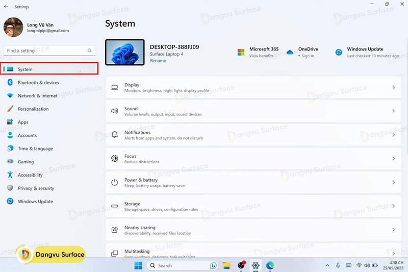 Tuỳ chỉnh tỷ lệ hiển thị (Scale) và kích thước văn bản