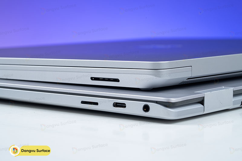 Cổng kết nối trên hai laptop 