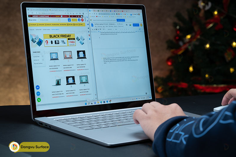 Surface Laptop 5 có bộ nhớ dung lượng lên tới 1TB, cho khả năng lưu trữ dữ liệu lớn