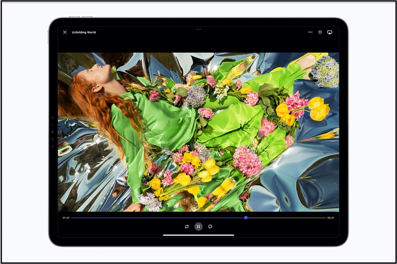 IPad Pro 12.9 M2 khi được Apple trang bị tần số quét là 120Hz giúp tăng hiệu suất làm việc