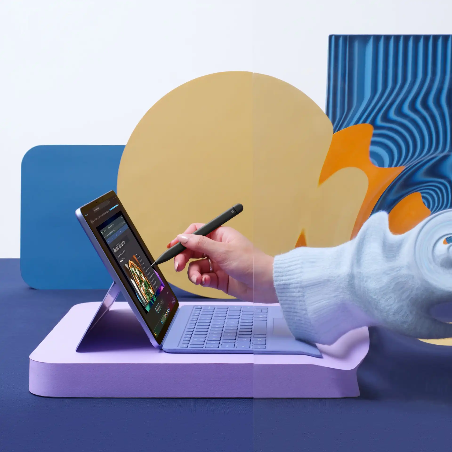 Surface Slim Pen 2 không hoạt động với độ nhạy áp lực hay nhận dạng độ nghiêng trên thiết bị iPad