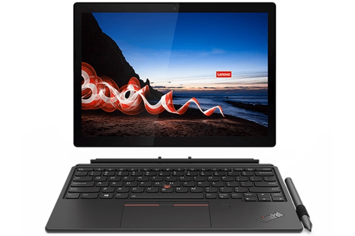 Thiết kế viền của ThinkPad X12 Detachable không được mỏng và sexy như trên Surface Pro 8 