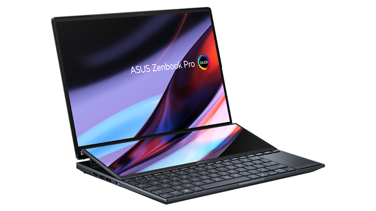 Zenbook Pro 14 Duo OLED UX8402 được trang bị cảm ứng 14.5 inch 2.8K 120 Hz OLED NanoEdge