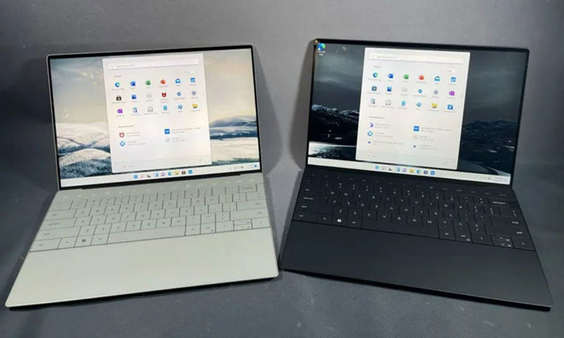 Dell XPS 13 Plus có vẻ ngoài gọn gàng và bóng bẩy hơn nhờ phần trackpad gần như vô hình