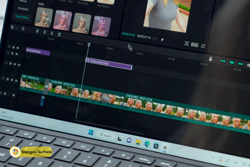 Trải nghiệm dựng video 4K trên Capcut PC với Surface Pro 9 