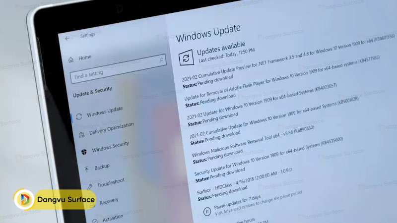 Luôn Update máy sạch sẽ 