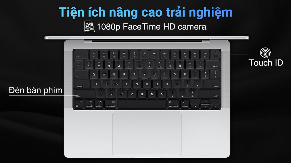 Pro 14 M3 vẫn được trang bị notch