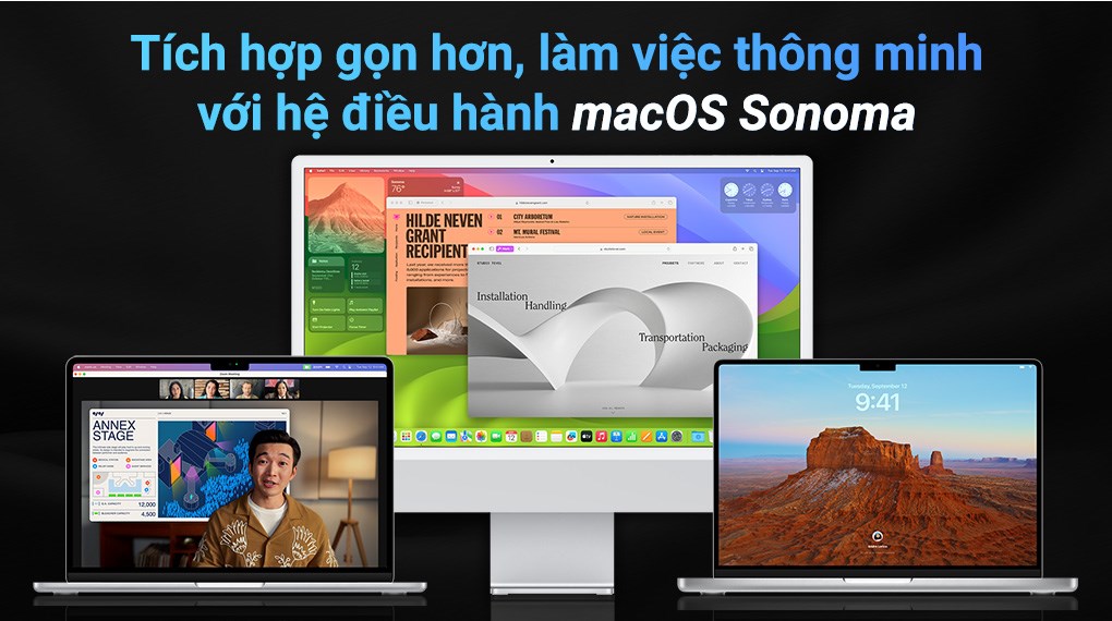 Macbook Pro 14 3 Pro sử dụng HĐH MacOS