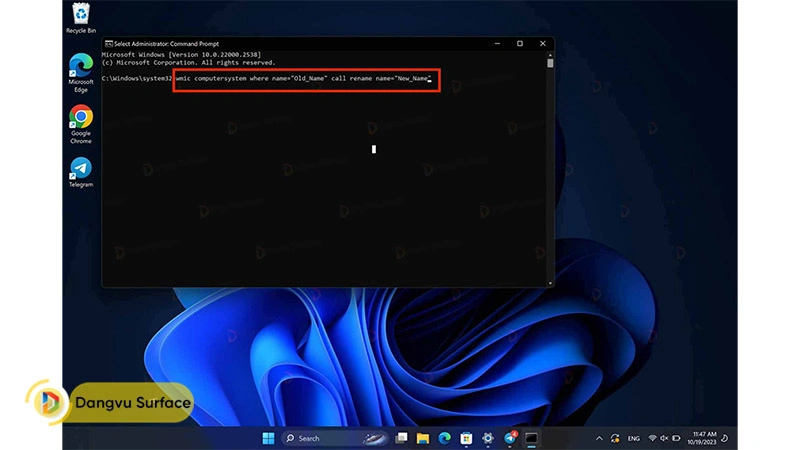 Cách đổi tên máy tính Surface trên Windows 11 - Đăng Vũ Surface Hướng Dẫn