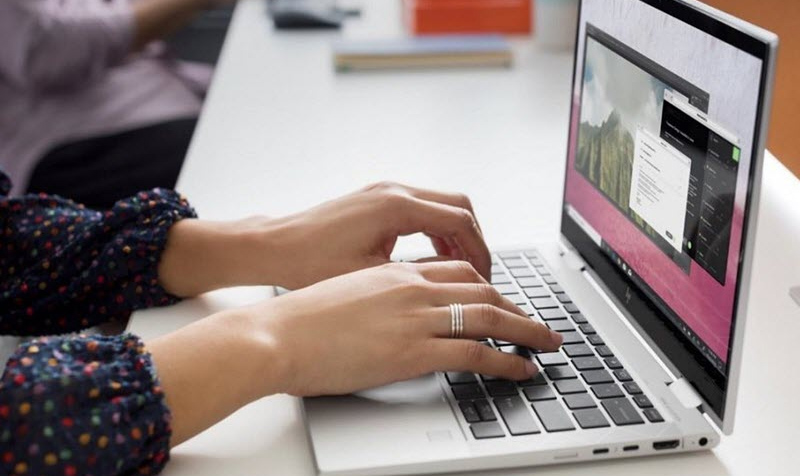 Với HP EliteBook 840 G7, trong bài kiểm tra thời lượng pin, thiết bị có thể trụ được tới 9 giờ 23 phút