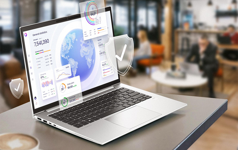 EliteBook 840 G7 có khả năng đa nhiệm tốt, giúp cho các thao tác mượt hơn khi bạn mở cùng lúc nhiều cửa sổ trên màn hình