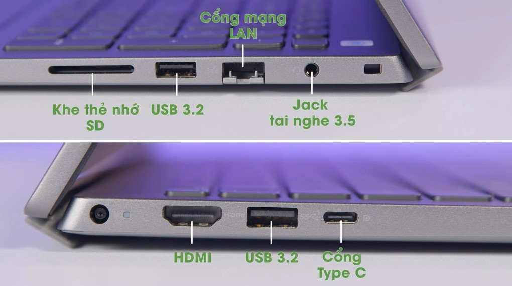 Vostro 5620 được hãng Dell trang bị số cổng kết nối đa dạng hơn