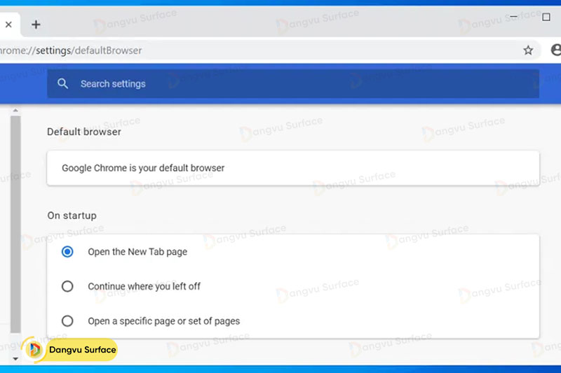 Thay đổi trình duyệt mặc định của Surface trên chính trình duyệt muốn làm mặc định