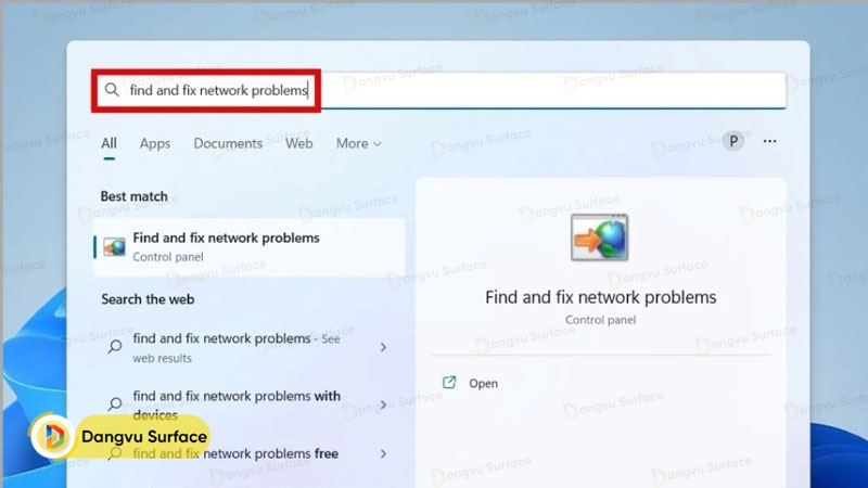 Sử dụng công cụ Network Troubleshooter