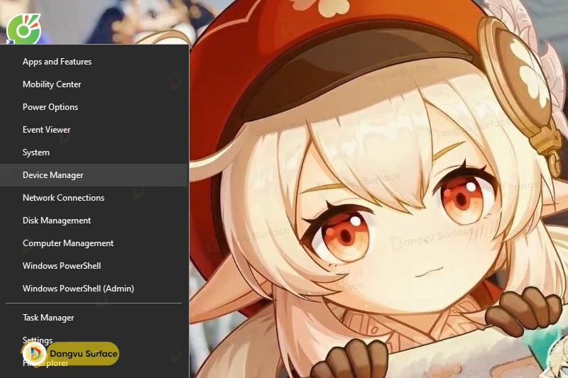 Đảm bảo Camera được bật trong trình Device Manager