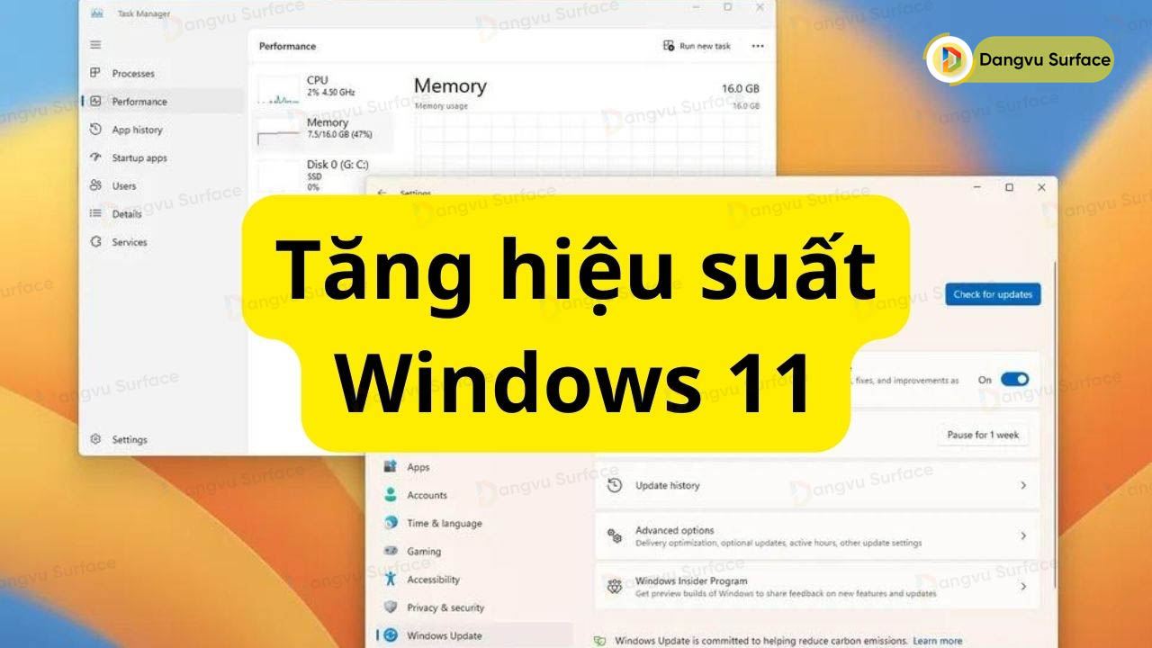 7 Cách Tăng Hiệu Suất Máy Tính Windows 11