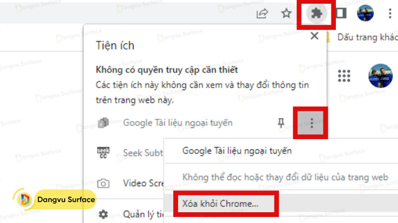 Xóa các tiện ích hiếm khi được sử dụng
