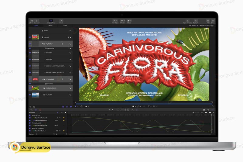 MacBook Pro với M2 Pro và M2 Max chuyển đổi quy trình làm việc chuyên nghiệp, cho phép người dùng đưa khả năng sáng tạo của họ lên một tầm cao mới.