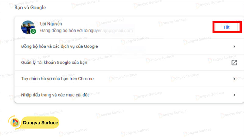 Lỗi Không thể mở đúng hồ sơ của bạn