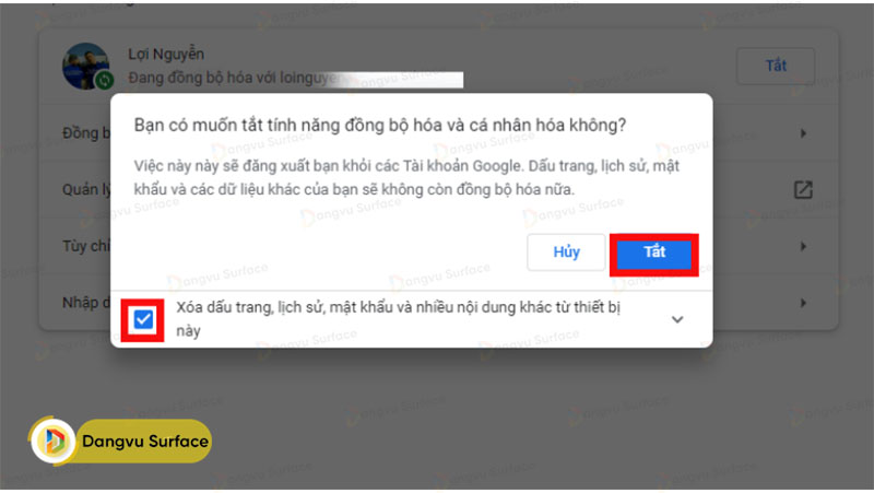 Lỗi Không thể mở đúng hồ sơ của bạn
