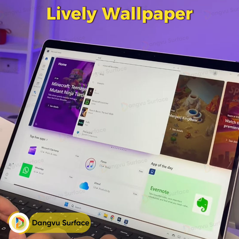 Cách cài hình nền động cho máy tính Windows