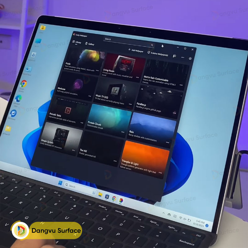 Cách cài hình nền động cho máy tính Windows