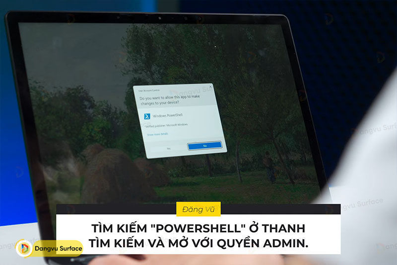 Sử dụng PowerShell
